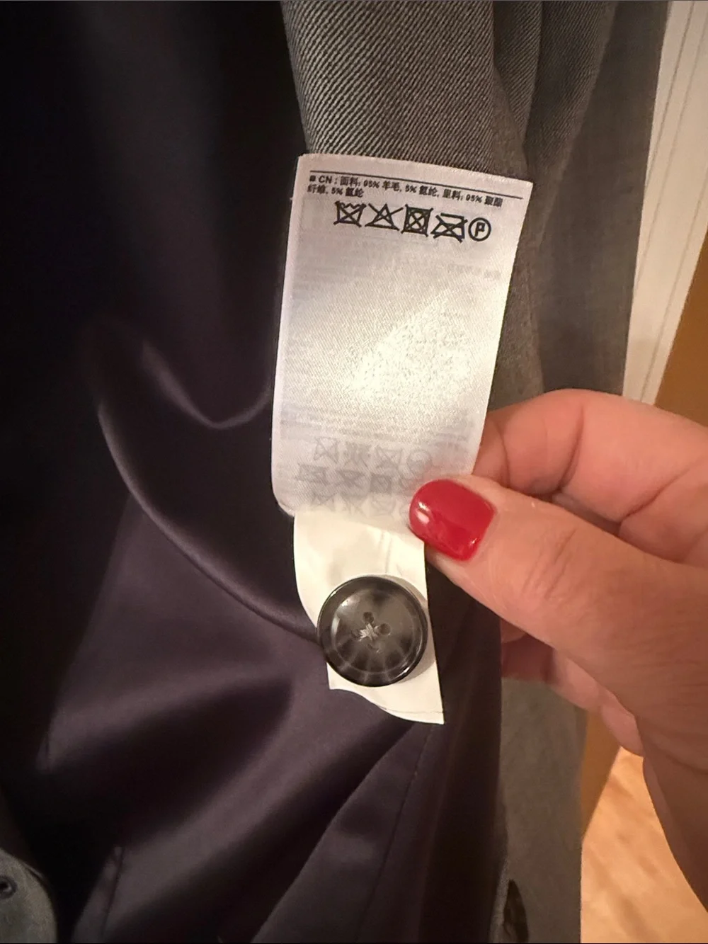 Banana Republic Women’s Gray Single-Button Tailored Blazer